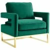 TOV Furniture Avery Velvet Chair Home Accent Chairs
