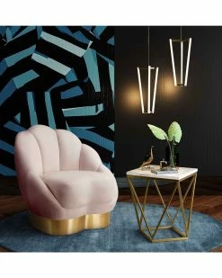 TOV Furniture Bloom Velvet Chair Home Accent Chairs -TOV Shop 3050482576 RLLZ 2