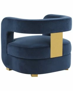 TOV Ayanna Velvet Accent Chair Home Accent Chairs -TOV Shop 3050493829 RLLZ 4