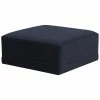 TOV Furniture Willow Velvet Ottoman Home Ottomans & Poufs