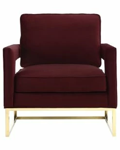 TOV Furniture Avery Velvet Chair Home Accent Chairs