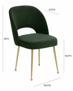 TOV Furniture Swell Velvet Chair Home Accent Chairs -TOV Shop 3050518341 RLLZ 3