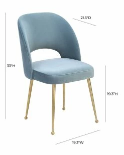 TOV Furniture Swell Velvet Chair Home Accent Chairs -TOV Shop 3050518343 RLLZ 3