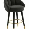 TOV Furniture Myla Swivel Counter Stool Home Dining Chairs & Stools
