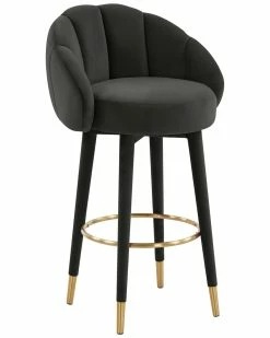 TOV Furniture Myla Swivel Bar Stool Home Dining Chairs & Stools