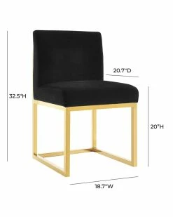 TOV Furniture Haute Velvet Chair Home Accent Chairs -TOV Shop 3050518354 RLLZ 3