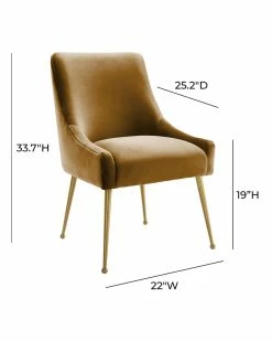 TOV Furniture Beatrix Velvet Side Chair Home End & Side Tables -TOV Shop 3050518355 RLLZ 3