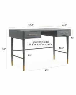 TOV Furniture Talia Desk Home Desks & Storage -TOV Shop 3050518368 RLLZ 3