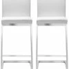 TOV Furniture Set Of 2 Parma Counter Stools Home Dining Chairs & Stools