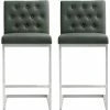 TOV Furniture Set Of 2 Helsinki Counter Stools Home Dining Chairs & Stools