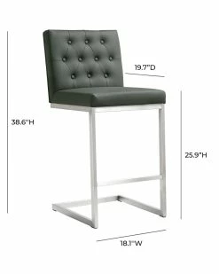 TOV Furniture Set Of 2 Helsinki Counter Stools Home Dining Chairs & Stools -TOV Shop 3050518397 RLLZ 2