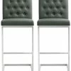 TOV Furniture Set Of 2 Helsinki Bar Stools Home Dining Chairs & Stools