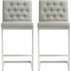 TOV Furniture Set Of 2 Helsinki Counter Stools Home Dining Chairs & Stools