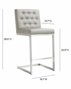 TOV Furniture Set Of 2 Helsinki Counter Stools Home Dining Chairs & Stools -TOV Shop 3050518408 RLLZ 2