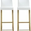 TOV Furniture Set Of 2 Denmark Bar Stools Home Dining Chairs & Stools