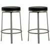 TOV Furniture Set Of 2 Pratt Swivel Counter Stools Home Dining Chairs & Stools