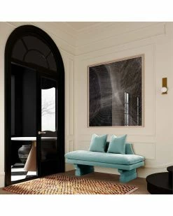 TOV Furniture Hyde Velvet Pedestal Sofa Home Sofas & Sectionals -TOV Shop 3050518425 RLLZ 2