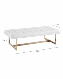 TOV Furniture Oppland Bench Home Accent Chairs -TOV Shop 3050518435 RLLZ 3