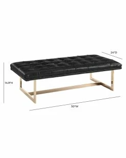 TOV Furniture Oppland Bench Home Accent Chairs -TOV Shop 3050518436 RLLZ 3