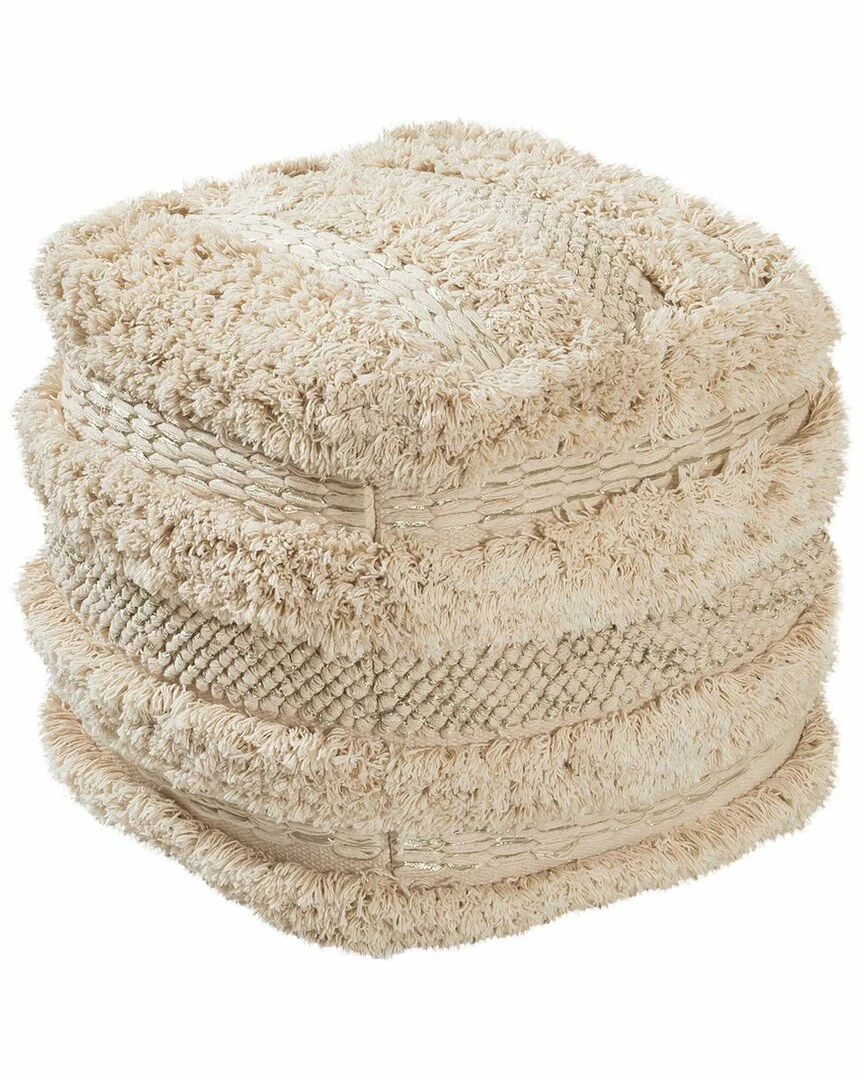 TOV Furniture Yorba Pouf Home Ottomans & Poufs 1 TOV Furniture Yorba Pouf Home Ottomans & Poufs