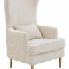 TOV Furniture Alina Tall Tufted Back Chair Home Accent Chairs