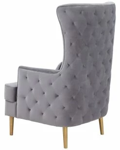TOV Alina Tall Tufted Back Chair Home Accent Chairs -TOV Shop 3050518962 RLLZ 4