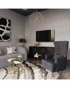 TOV Furniture Alina Tall Tufted Back Chair Home Accent Chairs -TOV Shop 3050518963 RLLZ 2