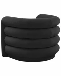 TOV Furniture Curves Velvet Lounge Chair Home Accent Chairs -TOV Shop 3050518964 RLLZ 4