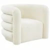 TOV Furniture Curves Velvet Lounge Chair Home Accent Chairs