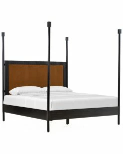 TOV Furniture Ava King Four-Poster Bed Home Beds & Headboards