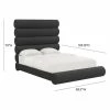 TOV Furniture Durwin Velvet Bed Home Beds & Headboards