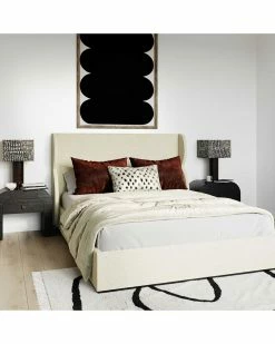 TOV Jibriyah Tweed Bed Home Beds & Headboards -TOV Shop 3050518971 RLLZ 2