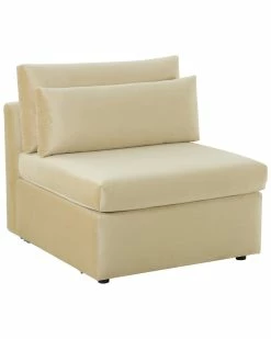 TOV Furniture Jessie Modular Armless Chair Home Accent Chairs