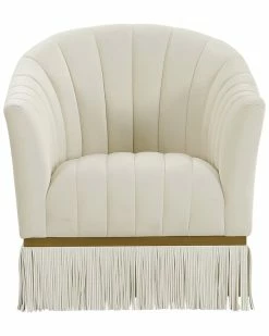 TOV Furniture Enid Velvet Swivel Chair Home Accent Chairs -TOV Shop 3050518979 RLLZ 3