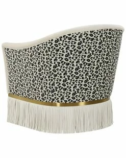 TOV Furniture Enid Velvet Swivel Chair Home Accent Chairs -TOV Shop 3050518979 RLLZ 4