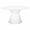 TOV Furniture Iris Glass Dining Table Home Dining Tables