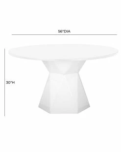 TOV Furniture Iris Glass Dining Table Home Dining Tables -TOV Shop 3050518984 RLLZ 3