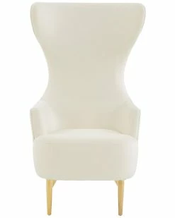 TOV Julia Tufted Wingback Chair Home Accent Chairs