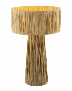TOV Furniture Shelby Raffia Table Lamp Home Table & Desk Lamps -TOV Shop 3050518991 RLLZ 3