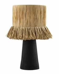 TOV Furniture Amira Raffia Table Lamp Home Table & Desk Lamps