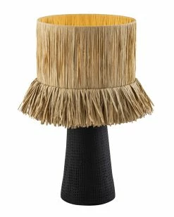 TOV Furniture Amira Raffia Table Lamp Home Table & Desk Lamps -TOV Shop 3050518992 RLLZ 3