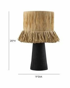 TOV Furniture Amira Raffia Table Lamp Home Table & Desk Lamps -TOV Shop 3050518992 RLLZ 4