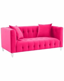 TOV Furniture Bea Velvet Loveseat Home Sofas & Sectionals