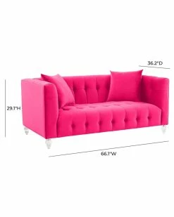 TOV Furniture Bea Velvet Loveseat Home Sofas & Sectionals -TOV Shop 3050525445 RLLZ 5