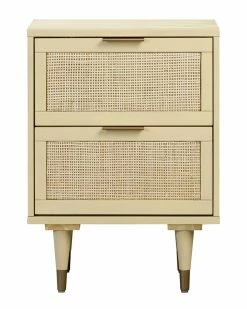 TOV Furniture Sierra Buttermilk Nightstand Home Nightstands White -TOV Shop 3050535317 RLLZ 1 1