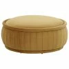 TOV Furniture Rylee Velvet Ottoman Home Ottomans & Poufs