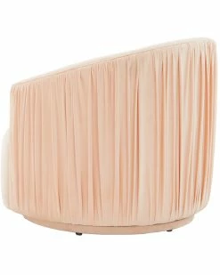 TOV London Peche Pleated Swivel Chair Home Accent Chairs -TOV Shop 3050539260 RLLZ 3