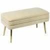 TOV Furniture Ziva Velvet Storage Bench Home Accent Chairs