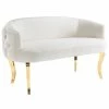 TOV Furniture Adina Velvet Loveseat Home Sofas & Sectionals
