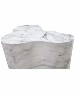 TOV Slab Marble Tall Side Table Home End & Side Tables -TOV Shop 3050563072 RLLZ 4